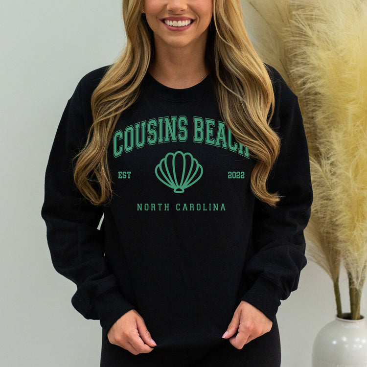 'Cousins Beach' Crewneck Sweatshirt