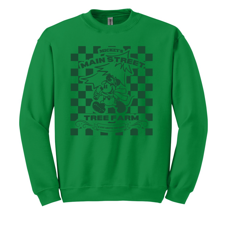 'Mickey's Tree Farm' Crewneck Sweatshirt